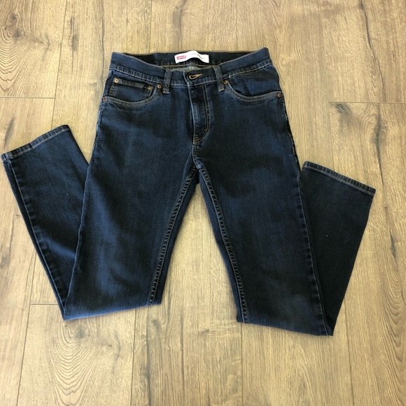 LEVIS 510 SKINNY DARK WASH SIZE 28 w 28 length - Picture 8 of 12